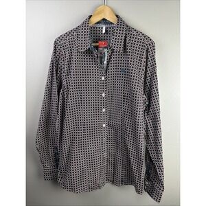 Cinch Size XXL Long Sleeve Shirt Geometric All Over Print Women's